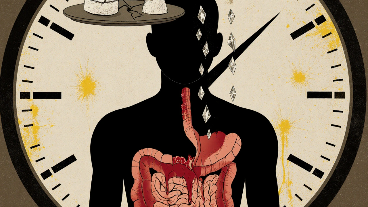 Stres a cukr ničí střevní stěnu, způsobují zánět a únik částic do krve