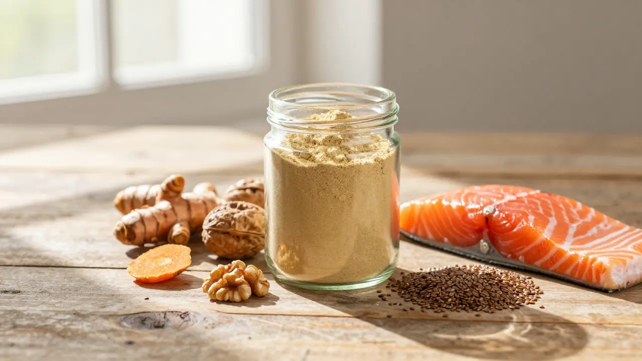 Přirozené léky na klouby: kolagen, kurkuma a omega-3 tuky